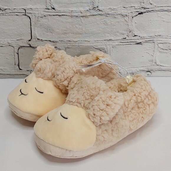'OLD NAVY' O CRITTER 'LOVEY LAMB' SLIPPERS SHERPA LINED PILLOW SOFT - Picture 4 of 16